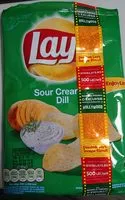 糖質や栄養素が Lay s chips cream dill