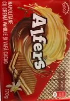 Jumlah gula yang masuk Alfers with vanilla cream and cocoa waffle