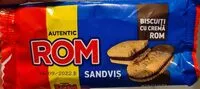 含糖量 Biscuiți cu crema de cacao și rom