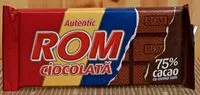 含糖量 Autentic ROM Ciocolată 75% Cacao