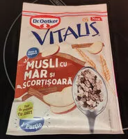Suhkru kogus sees Vitalis - Musli cu măr și scorțișoară