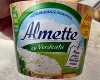 Quantité de sucre dans Almette cu verdeata