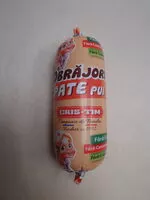 Jumlah gula yang masuk Obrăjori Pate cu pui