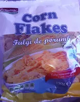 Sokerin määrä sisällä Corn Flakes
