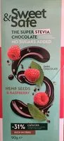 Suhkru kogus sees Sweet & Safe - Hemp Seeds & Raspberry