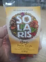 Suhkru kogus sees Goji - fructe uscate