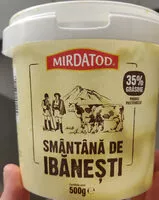 Amount of sugar in Smântână de Ibănești