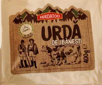 Amount of sugar in Urdă de Ibănești
