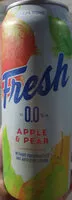 Amount of sugar in Fresh Apple&Pear