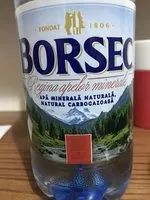 中的糖分和营养成分 Borsec