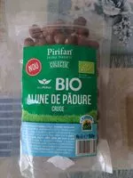 Cantidad de azúcar en Bio alune de pădure crude