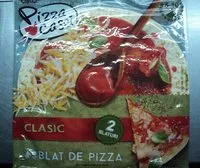 Sugar and nutrients in Pizza casei