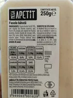 Sugar and nutrients in Mega apetit