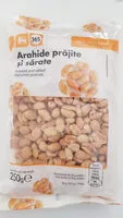 Cantidad de azúcar en Roasted and salted blanched peanuts