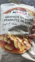 Suhkru kogus sees Peanuts in shell