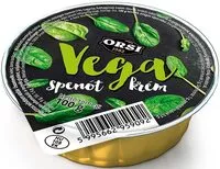 Suhkru kogus sees Vega spenót krém