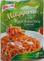 Cantidad de azúcar en Magyaros tészta paprikáscsirke szósszal