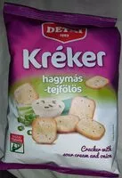 Quantité de sucre dans Kréker hagymás-tejfölös