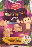 Quantité de sucre dans Animal shapes biscuits