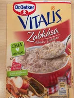 Quantité de sucre dans Vitalis zabkása - almás-fahéjas