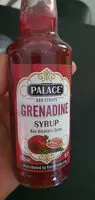 Suhkru kogus sees Granadine syrup