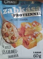 चीनी की मात्रा Instant oatmeal with protein and caramel