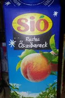 चीनी की मात्रा Sió - Rostos Öszibarack 25%