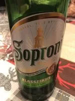 中的糖分和营养成分 Soproni