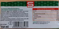 चीनी की मात्रा Ultramagas hőmérsékleten hőkezelt, homogénezett tejszín (zsírtartalom 30%)