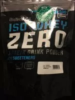 入っている砂糖の量 ISO WHEY ZERO