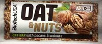 入っている砂糖の量 Oat & nuts