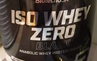 入っている砂糖の量 Iso Whey Zéro Black