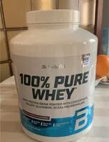 入っている砂糖の量 100% pure whey