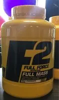 Sucre et nutriments contenus dans Full force nutrition