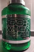 Azúcar y nutrientes en Scitec nutrition