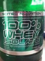 Sucre et nutriments contenus dans Scitec nutrition