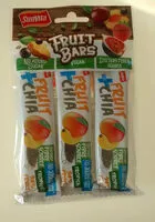 Suhkru kogus sees Fruits bars