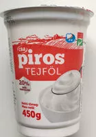 Zuckermenge drin Piros tejföl 20%