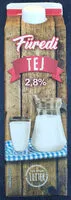 Amount of sugar in Füredi tej, 2,8%