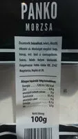 İçindeki şeker miktarı Panko morzsa