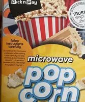 Cantidad de azúcar en Popcorn