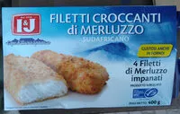 Количество сахара в Filetti croccanti di merluzzo
