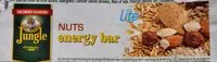 Suhkru kogus sees Nuts Energy Bar Lite