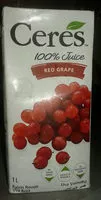 Jumlah gula yang masuk Ceres Red Grape 100% Fruit Juice