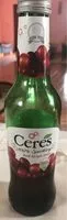Jumlah gula yang masuk Ceres 100% sparkilng red grape juice