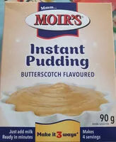 चीनी की मात्रा Instant Pudding; Butterscotch Flavoured