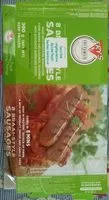 含糖量 Meat Free 8 Braai-Style Sausages
