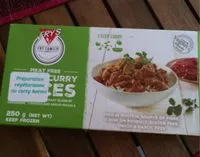 含糖量 Préparation végétarienne au curry korma