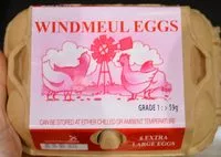 Sucre et nutriments contenus dans Windmeul eggs