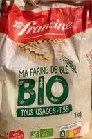 Suhkru kogus sees Ma farine de blé bio - Tous usages T.55